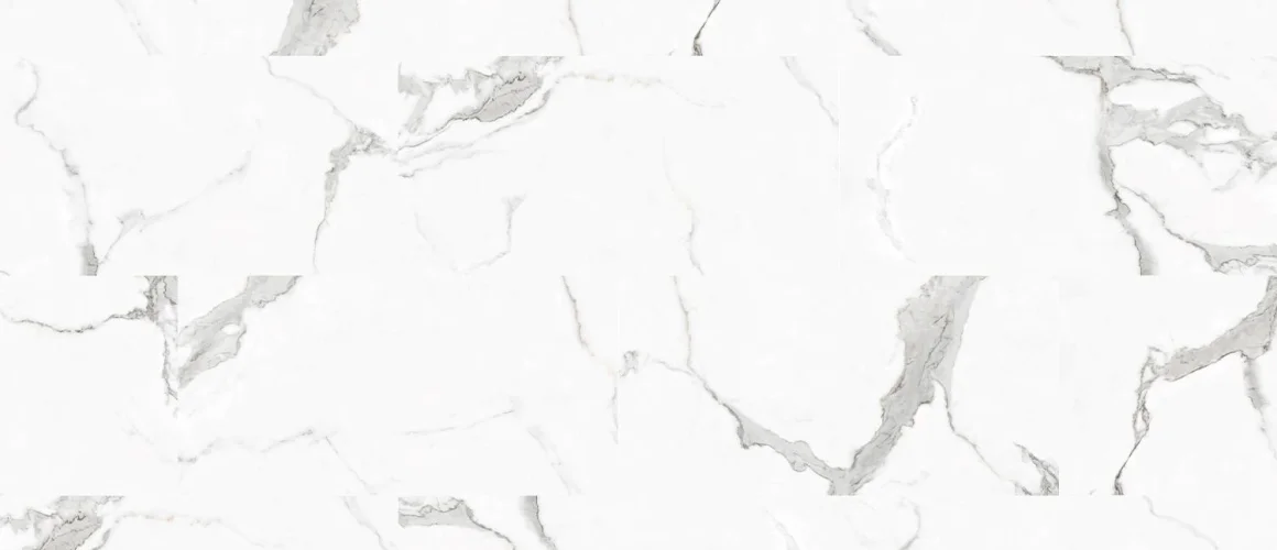 Vittoria White SPC wall panel — surface texture